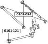 ASVA 0101-121 Control Arm-/Trailing Arm Bush
